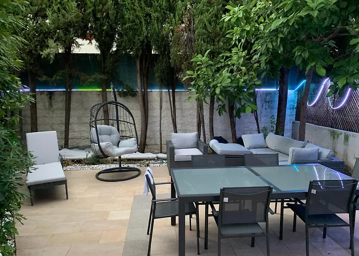 Апартаменты Elegance Cannoise, Vaste Terrasse